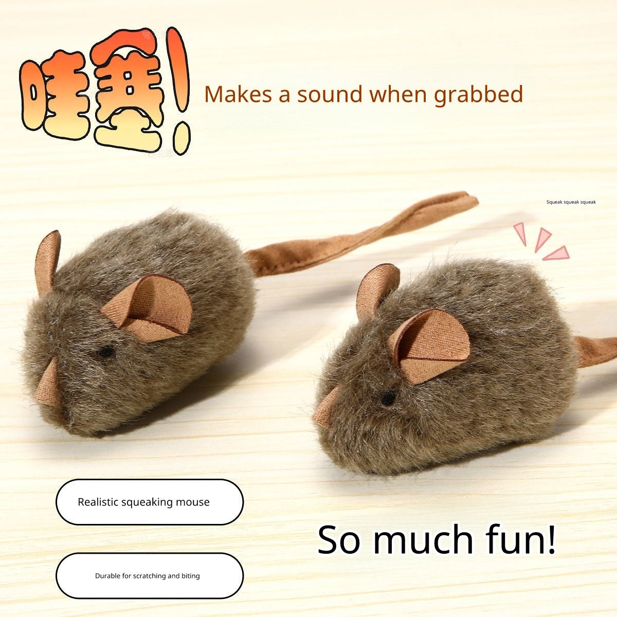 Squeaky Mouse - Pet Toy