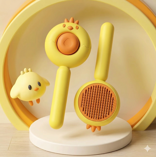 Birdy Brush - One-Click Self-Cleaning Pet Brush