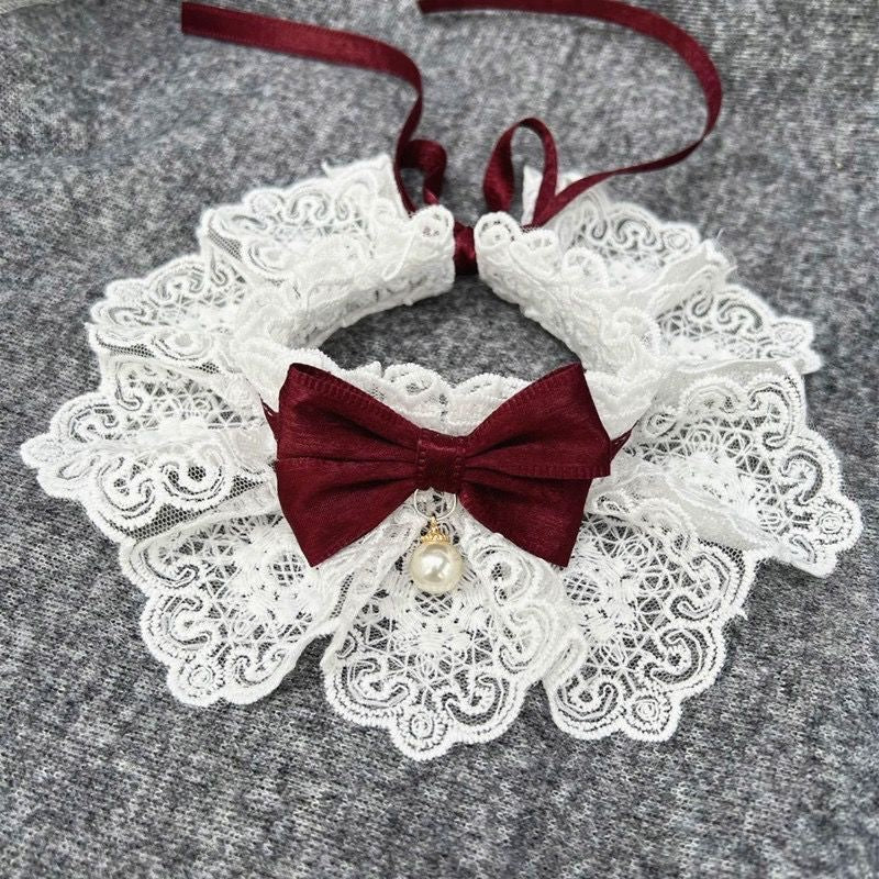 Princess Bow Tie - Elegant Pet Collar Accessory