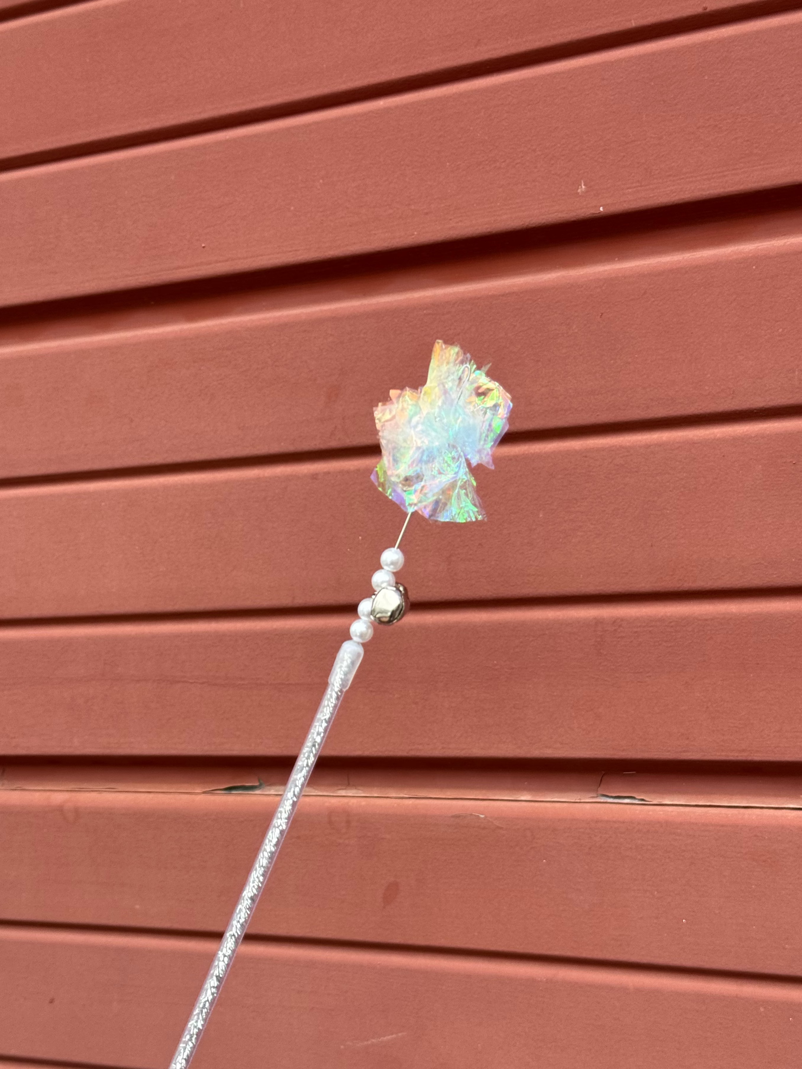 White Fairy Sticks (Holographic Ball)