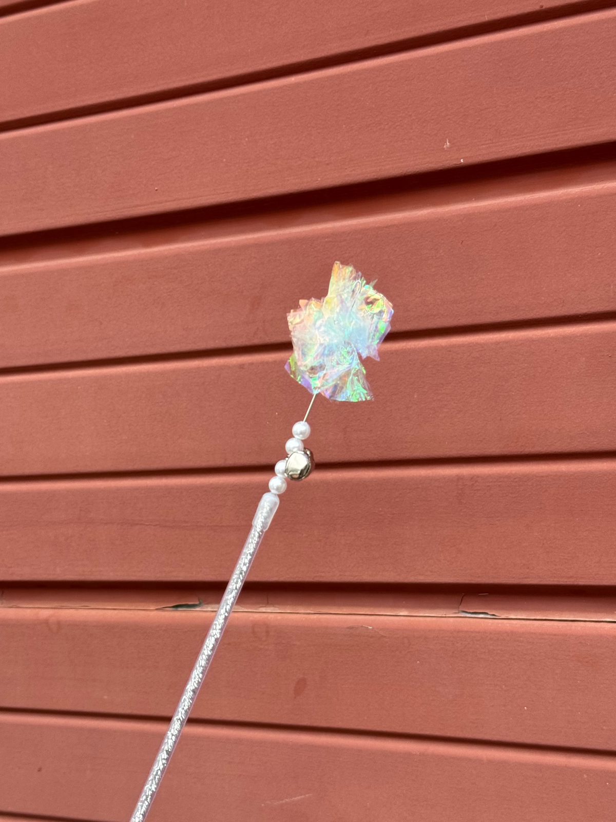 White Fairy Sticks (Holographic Ball)