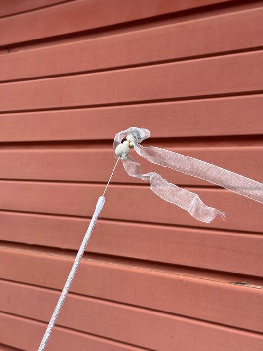 Grey Fairy Sticks - Cat Toys