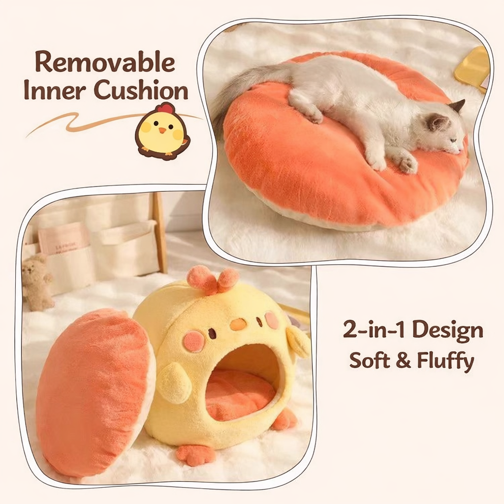 Little Chick Chalet - Enclosed Pet Bed
